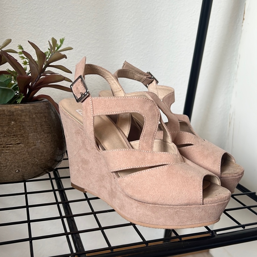 Women’s Nordstrom BP Nude Wedges